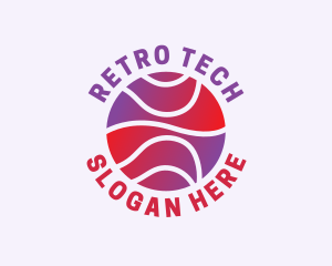 Tech Globe Sphere logo design