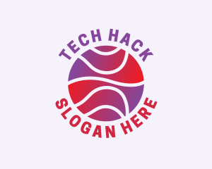 Tech Globe Sphere logo design