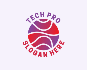 Tech Globe Sphere logo design