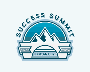 Mountain Summit Hike logo design