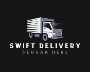 Truck Courier Transportation logo design