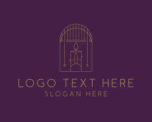 Religious - Deluxe Candle Spa logo design