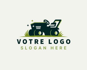Grass - Lawn Mower Grass Cutter logo design