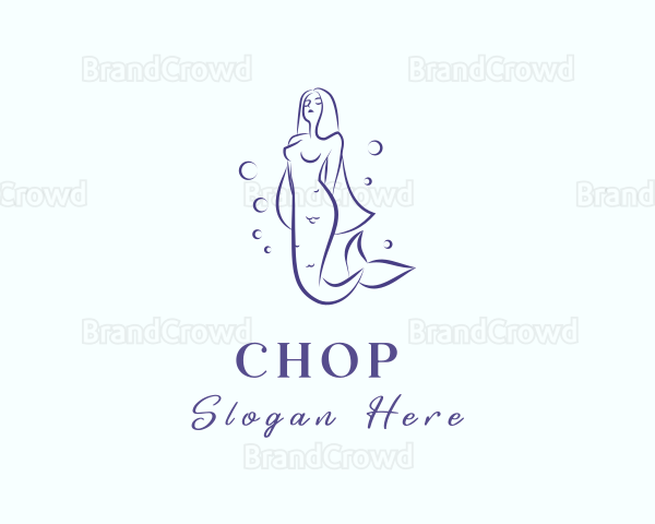 Mermaid Hair Beauty Logo