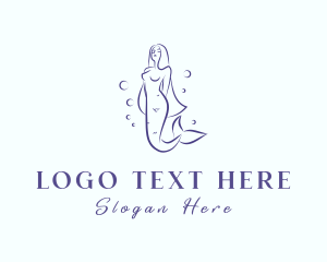 Mermaid - Mermaid Hair Beauty logo design