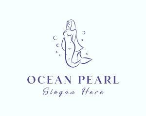 Mermaid Hair Beauty logo design