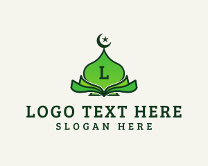 Moon Star Mosque Temple  Logo