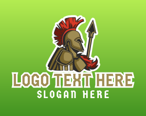 Spartan - Spartan Video Game logo design