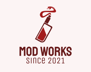 Mod - Red Snake Vape logo design