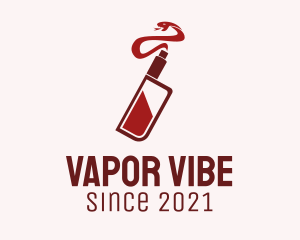 Red Snake Vape  logo design