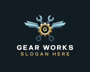 Mechanic Gear Maintenance logo design