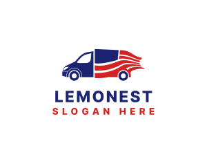 Flag - American Flag Logistics logo design