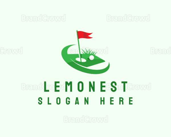 Golf Course Sports Logo