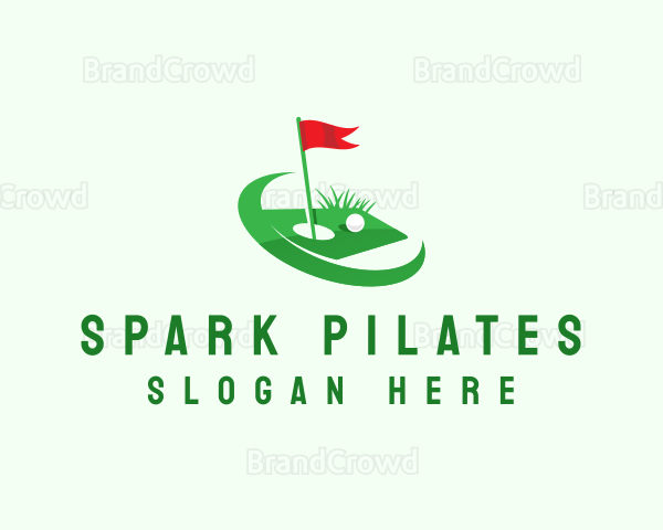 Golf Course Sports Logo