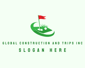 Golf Course Sports Logo