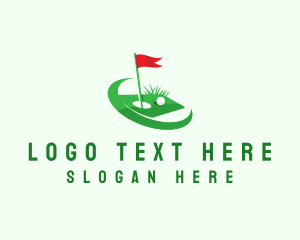 Golf Course Sports Logo