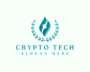 Cryptocurrency - Cryptocurrency Business Trade logo design