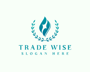 Cryptocurrency Business Trade  logo design