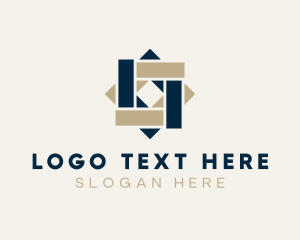 Flooring - Brick Pattern Tile logo design