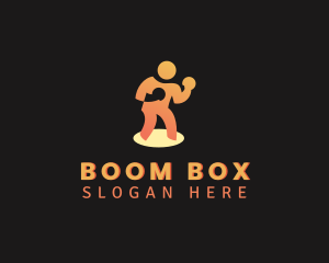 Boxing Sports Athlete logo design