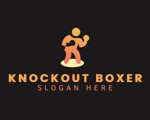 Boxer - Boxing Sports Athlete logo design