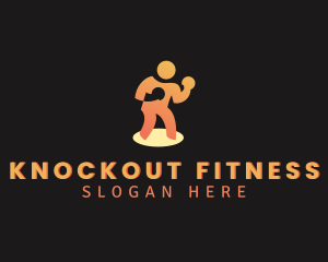 Boxing Sports Athlete logo design
