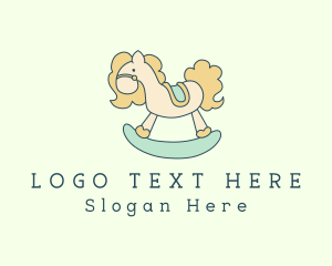 Nursery - Kiddie Horse Playhouse logo design