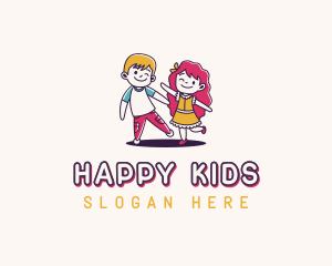 Kids Preschool Daycare logo design