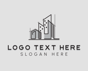 Architects - House Building Architect logo design