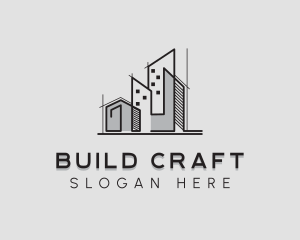 House Building Architect logo design