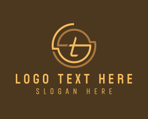 Round - Modern Tech Letter T logo design