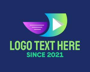 Video Player - Video Play Button logo design