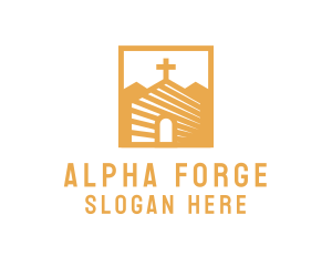 Golden Church Chapel logo design