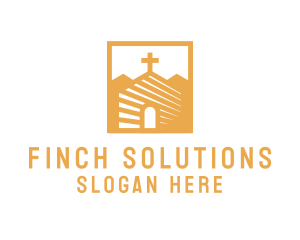 Golden Church Chapel logo design