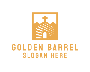 Golden Church Chapel logo design