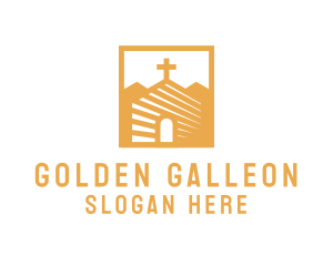 Golden Church Chapel logo design