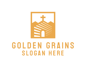 Golden Church Chapel logo design