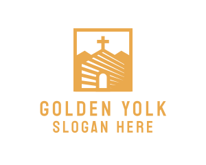 Golden Church Chapel logo design