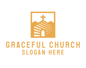 Church - Golden Church Chapel logo design