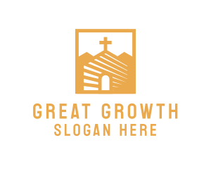 Golden Church Chapel logo design