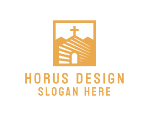 Golden Church Chapel logo design