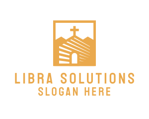 Golden Church Chapel logo design