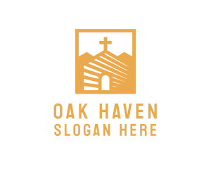 Golden Church Chapel logo design