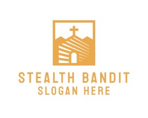 Golden Church Chapel logo design