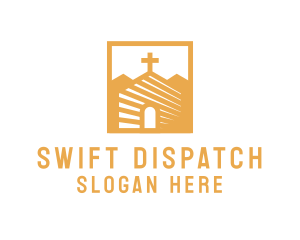 Golden Church Chapel logo design