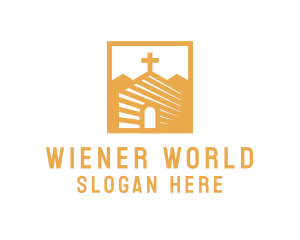 Golden Church Chapel logo design