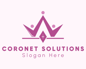 Coronet - Princess Crown Jewelry logo design