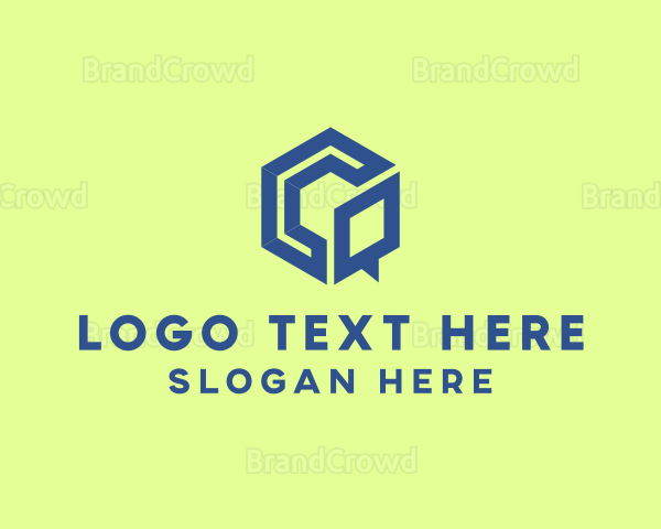 Hexagon Chat Messaging Application Logo