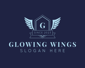 Royal Wings Shield logo design