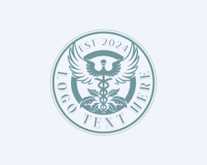 Wings - Caduceus Hospital Wellness logo design